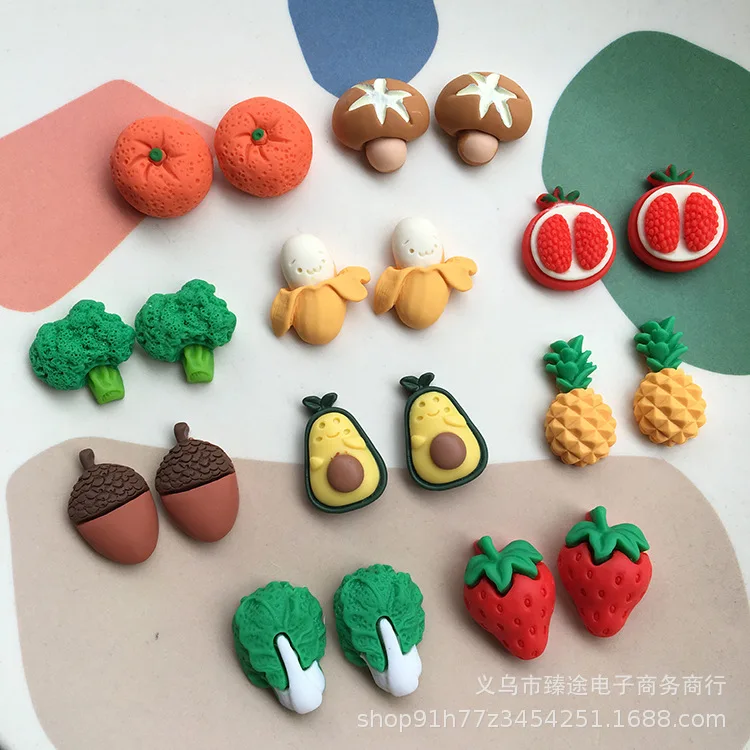 5 шт., фрукты и овощи 
5 шт., фрукты и овощи