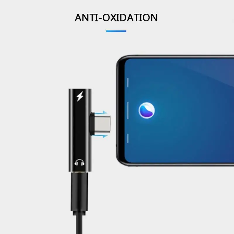 Разветвитель для наушников 2 в 1 с USB Type-C на аудиоразъем 3 5 мм | Мобильные телефоны и