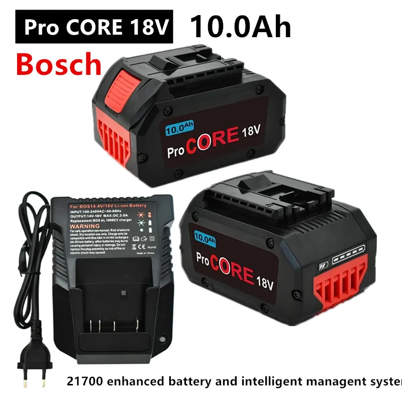 CORE18V 10.0Ah ProCORE Replacement Battery for 18V Professional System Cordless Tools BAT609 BAT618 GBA18V80 21700 Cell
CORE18V 10.0Ah ProCORE Replacement Battery for 18V Professional System Cordless Tools BAT609 BAT618 GBA18V80 21700 Cell
