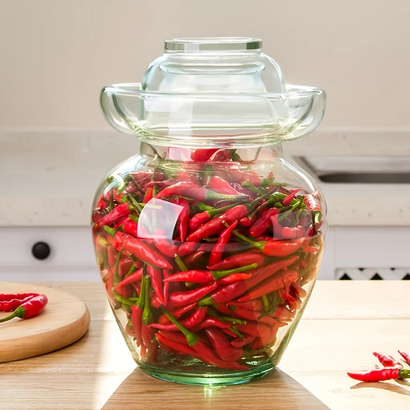 Fermentation Jar Made of Glass for Home Use, 500ml Sealed Thickened Pickle Garlic Jar, Yogurt Jar with Large Capacity
Fermentation Jar Made of Glass for Home Use, 500ml Sealed Thickened Pickle Garlic Jar, Yogurt Jar with Large Capacity