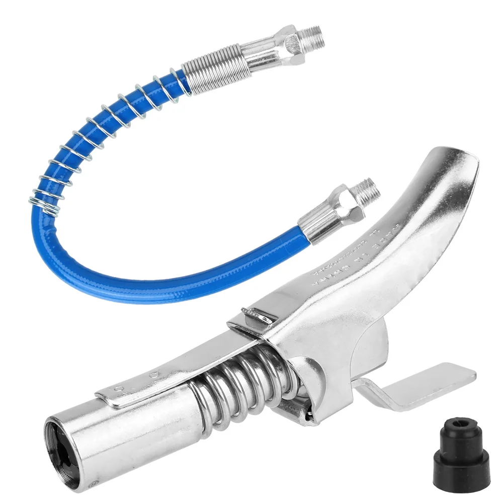 Quick Lock On Release Hose Kit Coupling End Fitting 1/8” NPT SAE & Metric Zerk Fitting Grease Gun Coupler Grease Gun Adapter
Quick Lock On Release Hose Kit Coupling End Fitting 1/8” NPT SAE & Metric Zerk Fitting Grease Gun Coupler Grease Gun Adapter