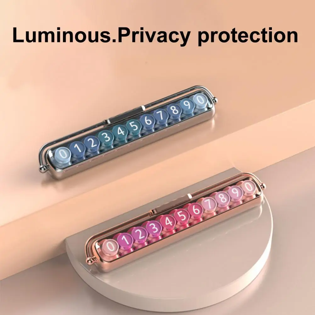 Sturdy Solid Exquisite Luminous Car Temporary Parking Plate for Truck Temporary Parking Sign Phone Number Plate
Sturdy Solid Exquisite Luminous Car Temporary Parking Plate for Truck Temporary Parking Sign Phone Number Plate