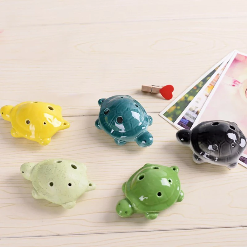 1PC Colorful 6 Hole Tortoise Small Ocarina Alto C Tone Beginner Ocarina Tourist Souvenir Teaching Toys Ceramic Pendant
1PC Colorful 6 Hole Tortoise Small Ocarina Alto C Tone Beginner Ocarina Tourist Souvenir Teaching Toys Ceramic Pendant