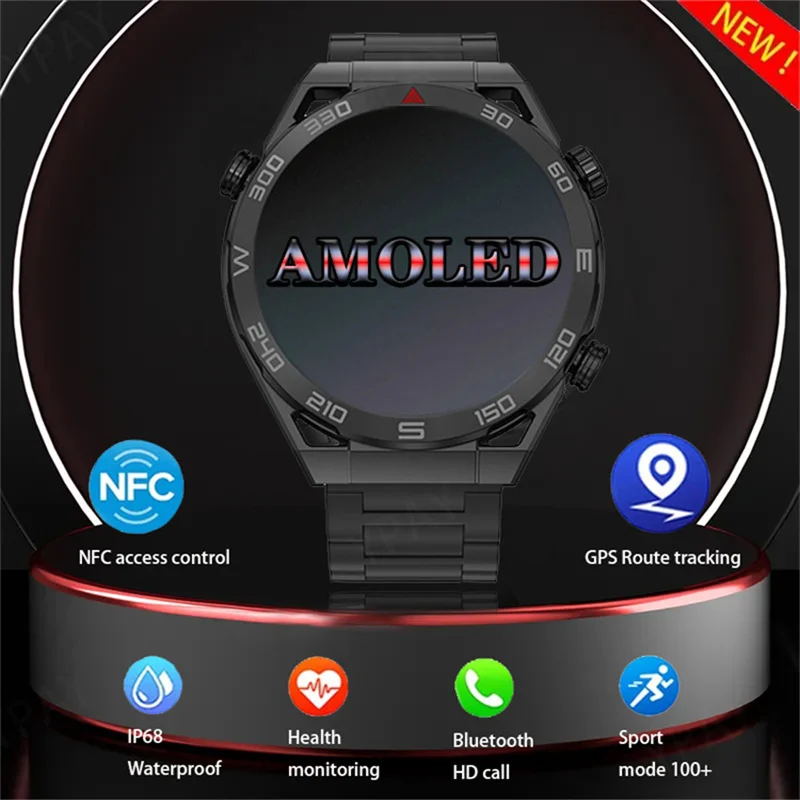 2023 Sports GPS Smart Watch Men 1.5 Inch HD Large Display Hi-Fi Voice Calling NFC Watches Compass IP68 Waterproof ECG Smartwatch
2023 Sports GPS Smart Watch Men 1.5 Inch HD Large Display Hi-Fi Voice Calling NFC Watches Compass IP68 Waterproof ECG Smartwatch