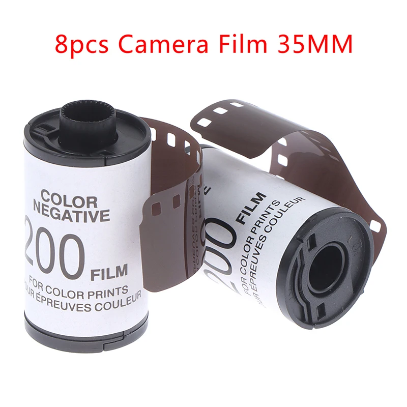 8Pcs 35MM Film Colorful Negative Camera Film Camera ISO SO200 Type-135 Color Film
8Pcs 35MM Film Colorful Negative Camera Film Camera ISO SO200 Type-135 Color Film