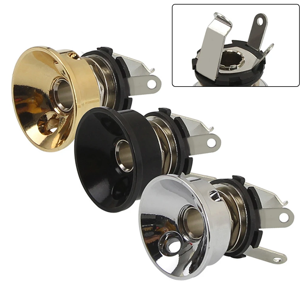 6.35mm Guitar Socket Round Jacks Plate Holder For Tele Electric Guitars Music Instruments Upgrade Replacement Parts
6.35mm Guitar Socket Round Jacks Plate Holder For Tele Electric Guitars Music Instruments Upgrade Replacement Parts