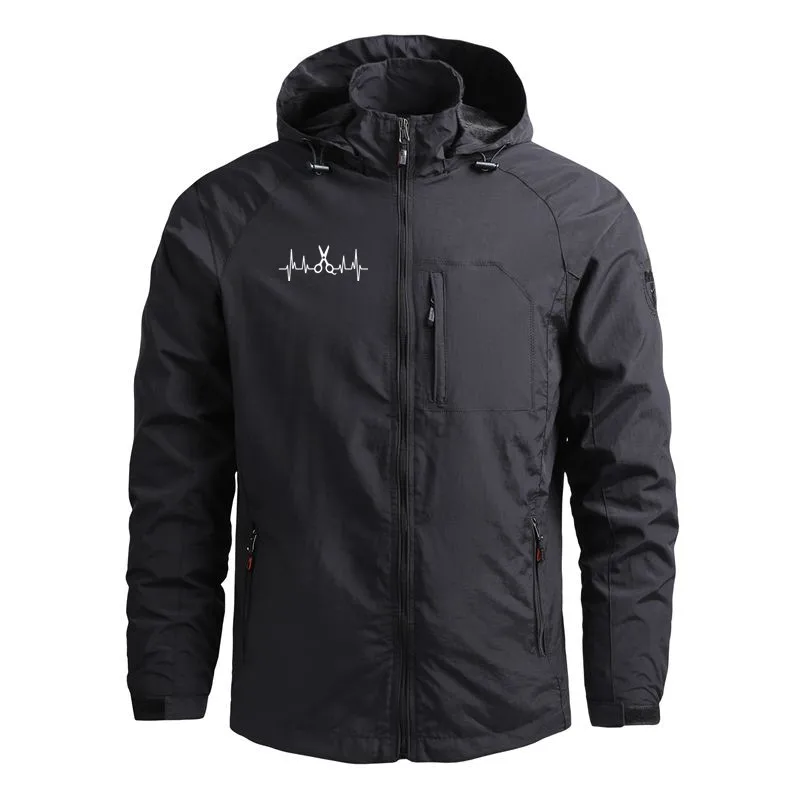 Hairstylist Hairdresser Heartbeat Outdoor Military Hooded Zipper Jacket for Men Spring Autumn Multiple Pockets Man Coat Jackets
Hairstylist Hairdresser Heartbeat Outdoor Military Hooded Zipper Jacket for Men Spring Autumn Multiple Pockets Man Coat Jackets