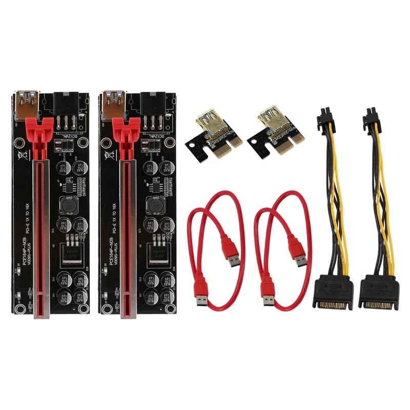 VER009S Plus PCI-E Riser Card 009S PCIE X1 to X16 6Pin Power 60CM USB 3.0 Cable for Graphics Card GPU Mining
VER009S Plus PCI-E Riser Card 009S PCIE X1 to X16 6Pin Power 60CM USB 3.0 Cable for Graphics Card GPU Mining
