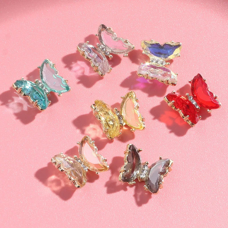 Metal Butterfly Jewelry Butterfly Nail Enhancement Jewelry Ice Through Three-dimensional Aurora Diamond Alloy Metal Nail Jewelry
Metal Butterfly Jewelry Butterfly Nail Enhancement Jewelry Ice Through Three-dimensional Aurora Diamond Alloy Metal Nail Jewelry