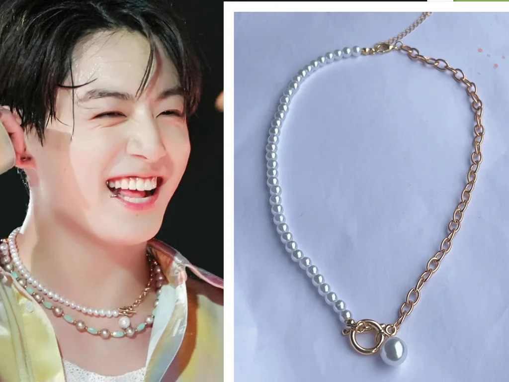 KPOP Bangtan Boys PTD TO DANCE Concert Necklace Simple Pearl Chain Exquisite Pendant Hip Hop Jewelry Gift SUGA JHOPE Collection
KPOP Bangtan Boys PTD TO DANCE Concert Necklace Simple Pearl Chain Exquisite Pendant Hip Hop Jewelry Gift SUGA JHOPE Collection
