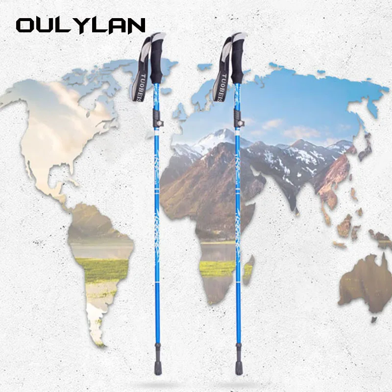 Oulylan 5-Section Portable Outdoor Fold Trekking Pole Walking Hiking Stick Telescopic Club For Elderly Camping Walking Poles
Oulylan 5-Section Portable Outdoor Fold Trekking Pole Walking Hiking Stick Telescopic Club For Elderly Camping Walking Poles