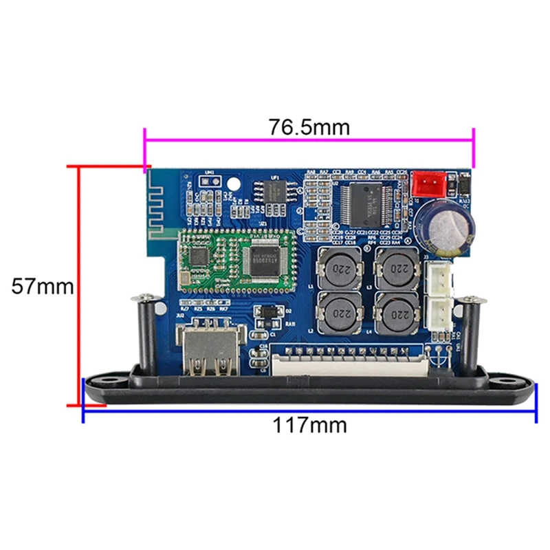 Плата усилителя TDA7492P 25 Вт + 25 Вт + Плата декодера MP3 WAV APE без потерь аудио USB TF AUX DC12V-24V Bluetooth
Плата усилителя TDA7492P 25 Вт + 25 Вт + Плата декодера MP3 WAV APE без потерь аудио USB TF AUX DC12V-24V Bluetooth