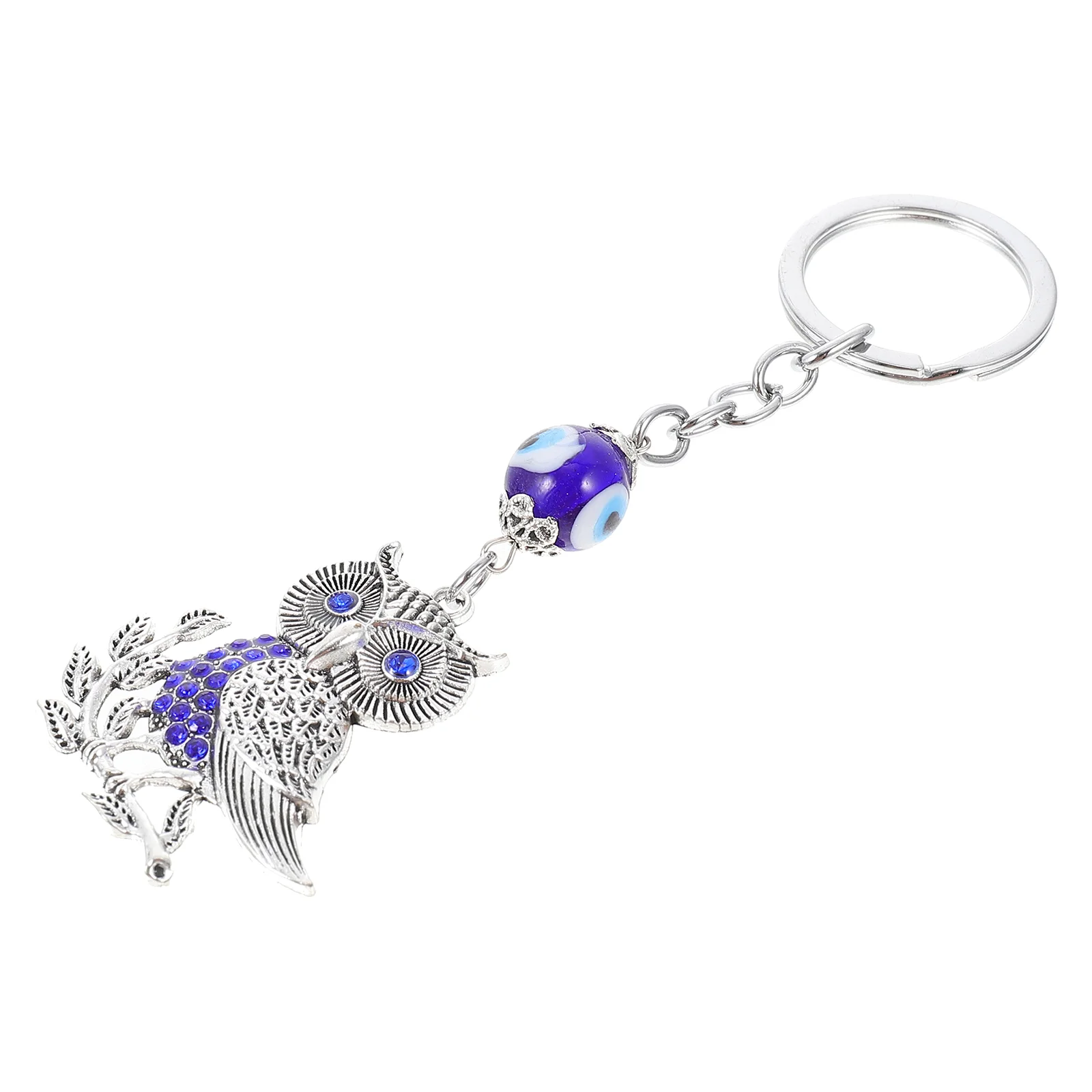 Turkish Evil Eye Keychain Blue Glass Evil Eye Keyring Owl Pendant Key Holder Purse Bag Charm for Men Gift
Turkish Evil Eye Keychain Blue Glass Evil Eye Keyring Owl Pendant Key Holder Purse Bag Charm for Men Gift