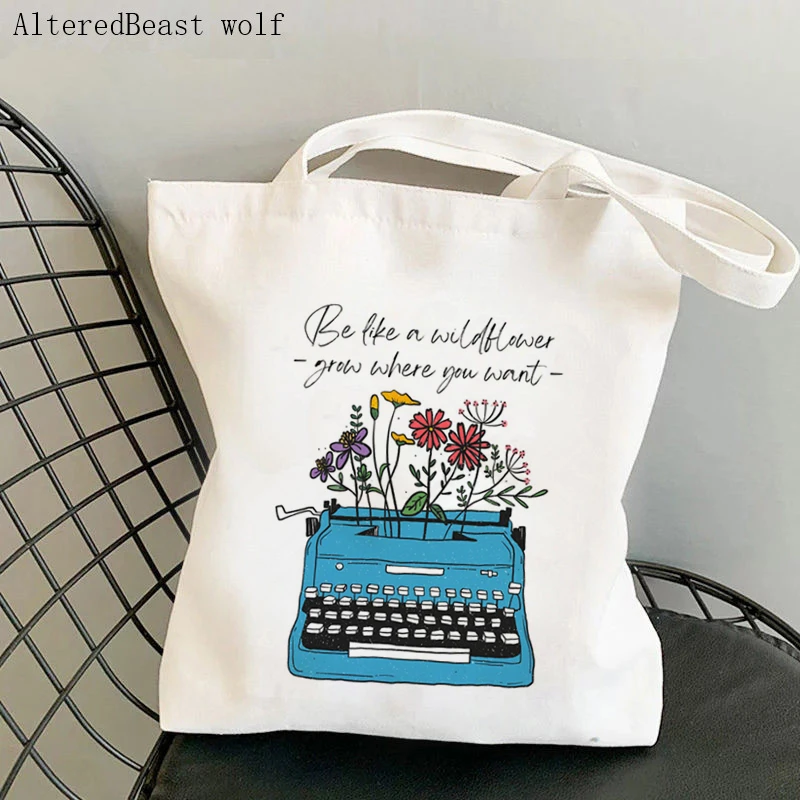 Women Shopper bag Be Like a wildflower Inspirational Quote Bag Harajuku Canvas Shopper Bag girl handbag Tote Shoulder Lady Bag
Women Shopper bag Be Like a wildflower Inspirational Quote Bag Harajuku Canvas Shopper Bag girl handbag Tote Shoulder Lady Bag