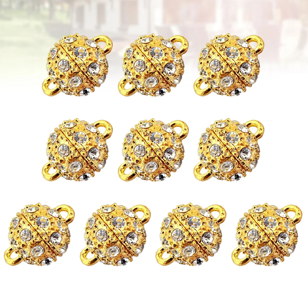 10Pcs Locking Magnetic Jewelry Clasps Rhinestone Necklace Clasp Closures Jewelry Connector Chain for DIY Necklace Bracelet
10Pcs Locking Magnetic Jewelry Clasps Rhinestone Necklace Clasp Closures Jewelry Connector Chain for DIY Necklace Bracelet