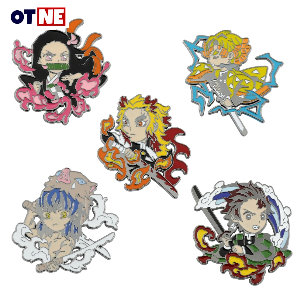 Game Anime Character Demon Slayer Cute Enamel Pin Badges Accessories Metal Anime Pins for Backpacks Kamado Tanjirou Nezuko
Game Anime Character Demon Slayer Cute Enamel Pin Badges Accessories Metal Anime Pins for Backpacks Kamado Tanjirou Nezuko