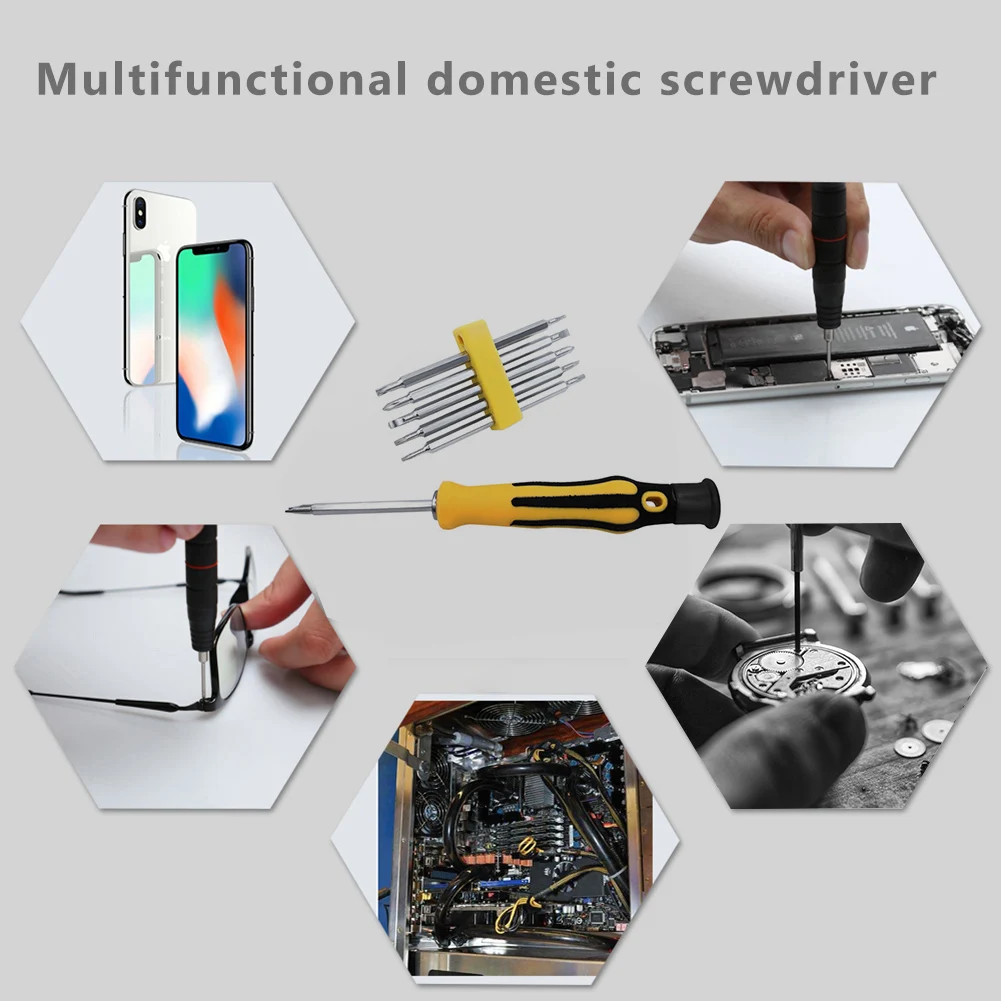 Набор Магнитных отверток Torx 12 в 1, гаечный ключ, шестигранная бита, Профессиональные ручные инструменты, инструменты для ремонта телефонов и...
Набор Магнитных отверток Torx 12 в 1, гаечный ключ, шестигранная бита, Профессиональные ручные инструменты, инструменты для ремонта телефонов и...