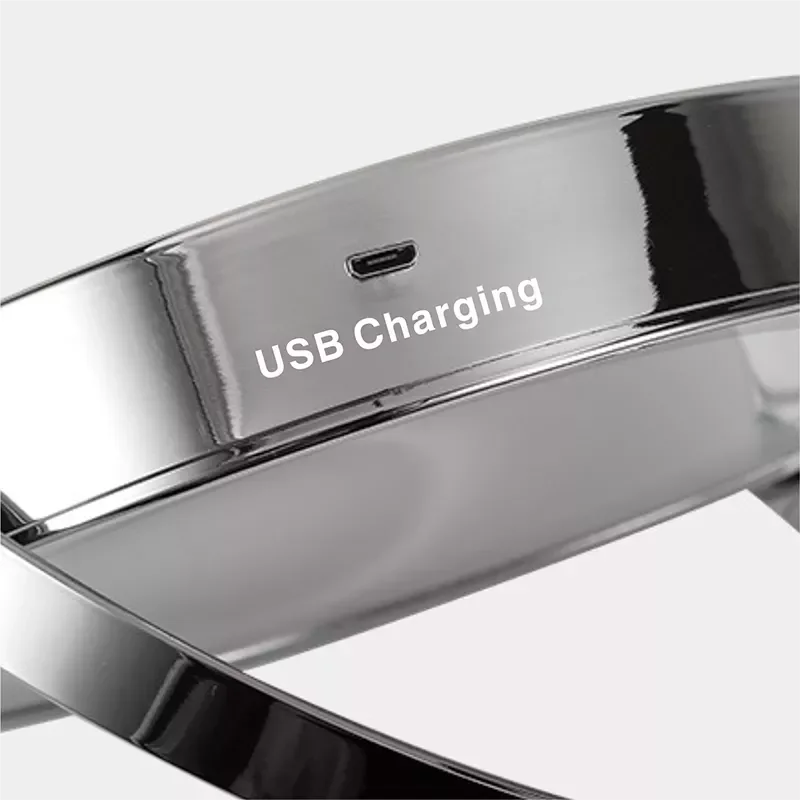 Зеркало для ванной со светодиодсветильник кой, 7 дюймов, USB-зарядка 
Зеркало для ванной со светодиодсветильник кой, 7 дюймов, USB-зарядка