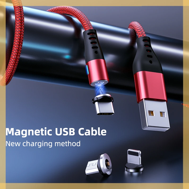LED USB Charging Cable USB Type C Phone Cable Magnet Phone Charger Micro USB For iPhone 11 12 Pro Max For Xiaomi
LED USB Charging Cable USB Type C Phone Cable Magnet Phone Charger Micro USB For iPhone 11 12 Pro Max For Xiaomi