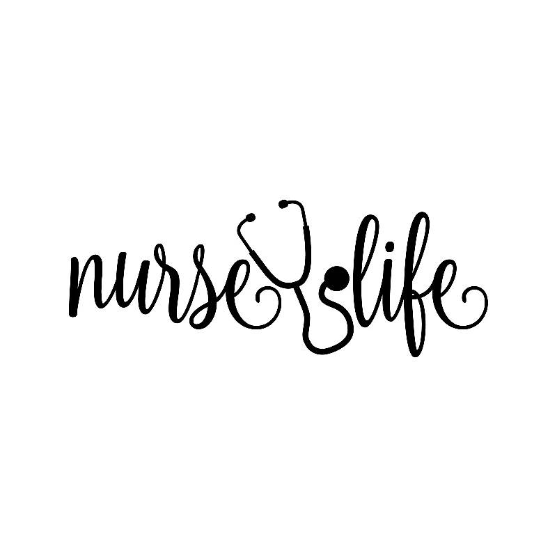 Nurse Life Stethoscope Car Sticker Personalized Sunscreen Decal Motorcycle Auto Decoration Accessories PVC,14cm*5cm
Nurse Life Stethoscope Car Sticker Personalized Sunscreen Decal Motorcycle Auto Decoration Accessories PVC,14cm*5cm