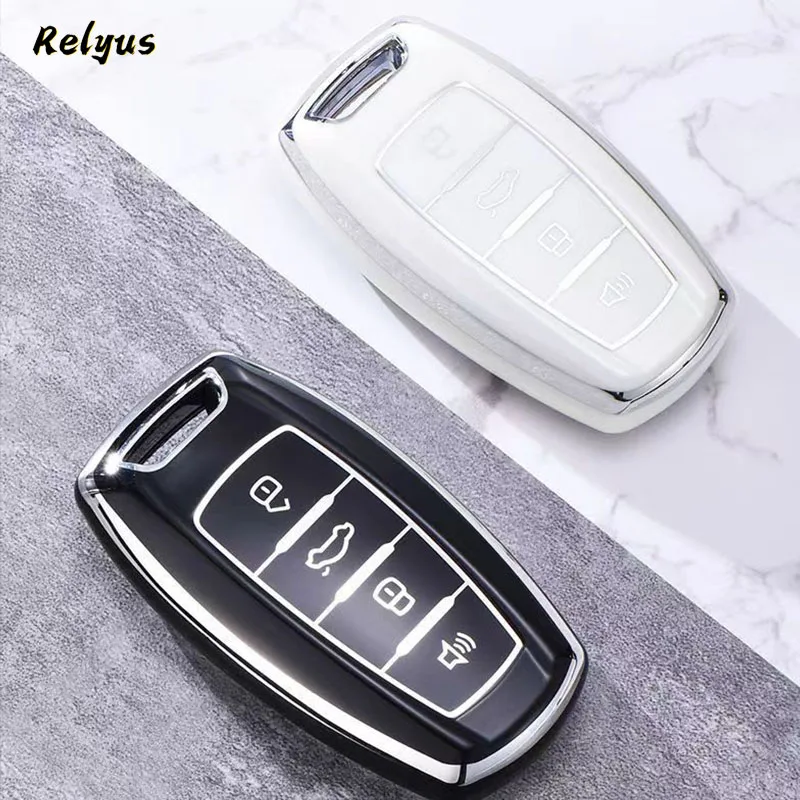 Fashion Soft TPU Car Remote Key Case Cover For Great Wall Haval Hover H1 H4 H6 H7 H9 F5 F7 H2S GMW Coupe Keyless Protector Shell
Fashion Soft TPU Car Remote Key Case Cover For Great Wall Haval Hover H1 H4 H6 H7 H9 F5 F7 H2S GMW Coupe Keyless Protector Shell