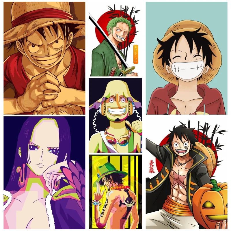 Classic Anime Canvas Painting One Piece Luffy Robin Vintage Wall Art Stickers Suitable for Living Room Children Room Decoration
Classic Anime Canvas Painting One Piece Luffy Robin Vintage Wall Art Stickers Suitable for Living Room Children Room Decoration