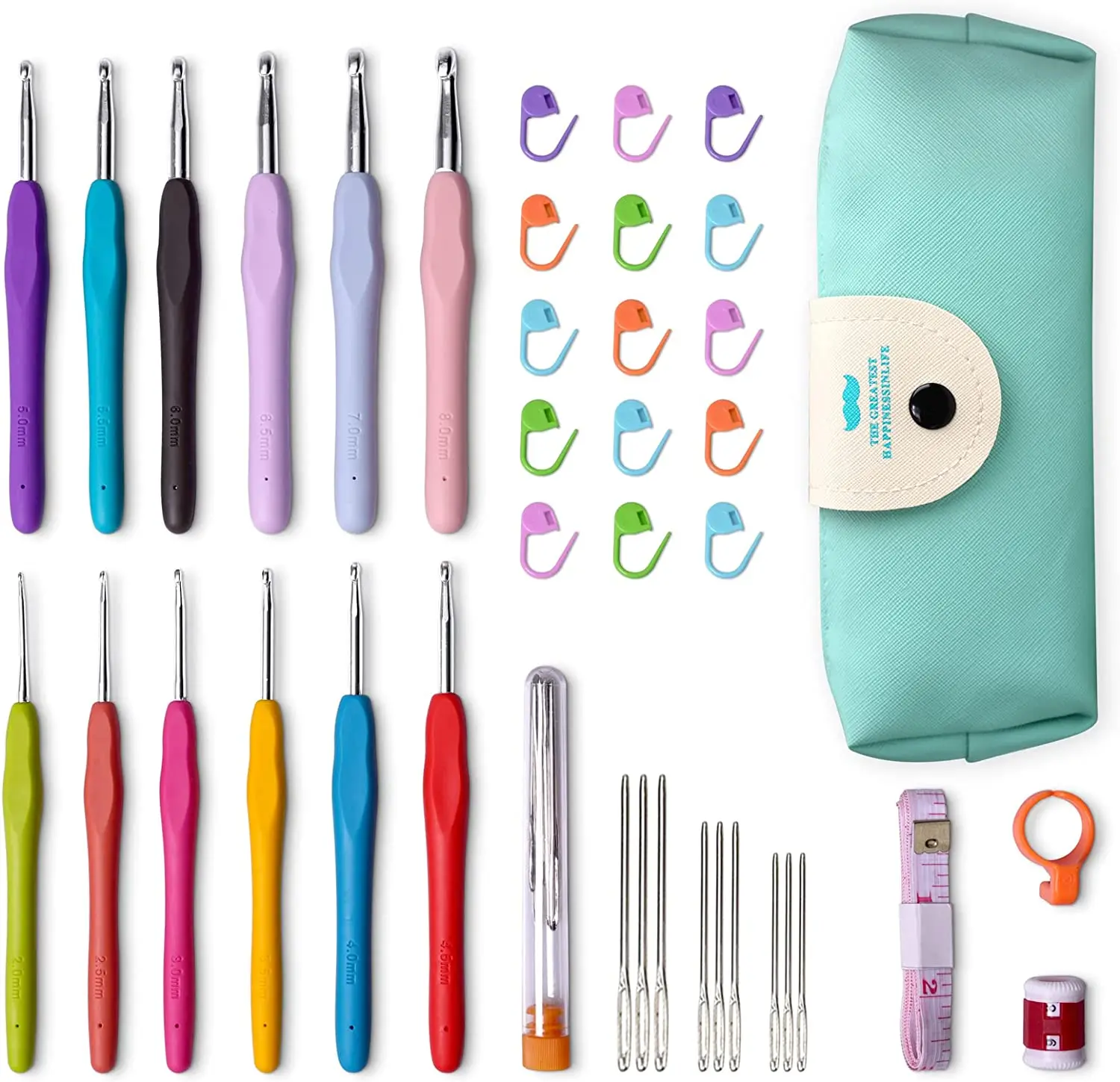 8/36pcs Crochet Hooks,Ergonomic Crochet Hooks ,Extra Long Crochet Needles Knitting & Crochet Supplies for Beginners, Comfortable
8/36pcs Crochet Hooks,Ergonomic Crochet Hooks ,Extra Long Crochet Needles Knitting & Crochet Supplies for Beginners, Comfortable