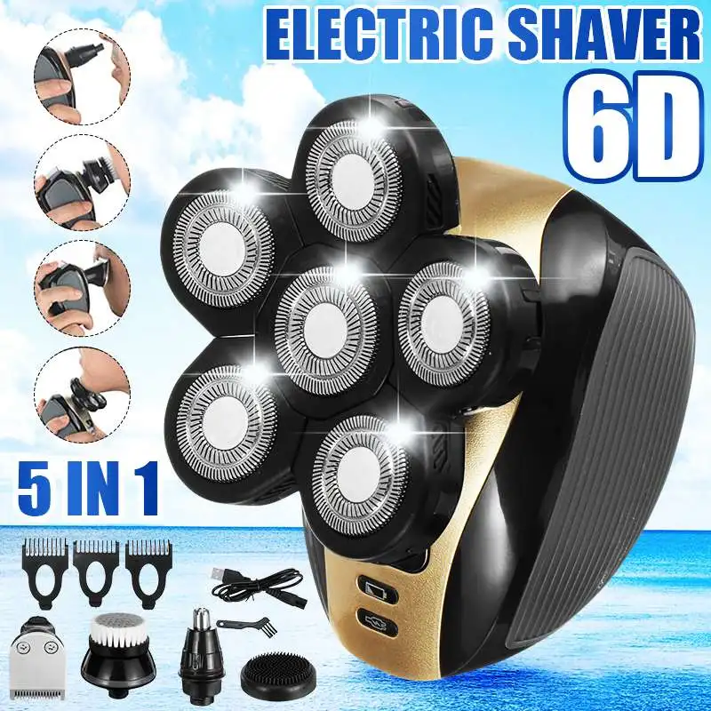 Multifunction Waterproof USB Rechargeable Rechargeable Electric Men Electric Shaver Floating 6 Heads Low Noise Balde Mens Head
Multifunction Waterproof USB Rechargeable Rechargeable Electric Men Electric Shaver Floating 6 Heads Low Noise Balde Mens Head