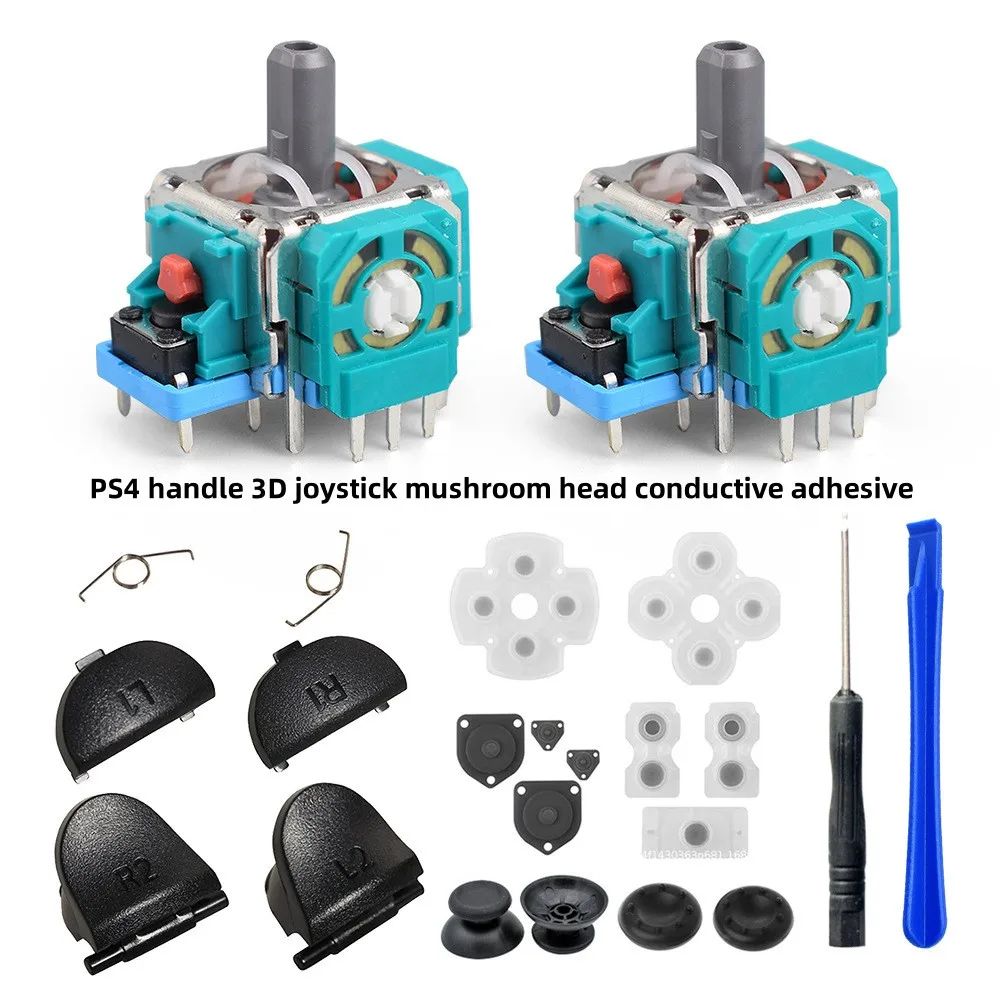 PS4 Accessories Handle Repair Parts PS4 Handle 3D Rocker Mushroom Head Conductive Adhesive L1R1L2R2 Button
PS4 Accessories Handle Repair Parts PS4 Handle 3D Rocker Mushroom Head Conductive Adhesive L1R1L2R2 Button