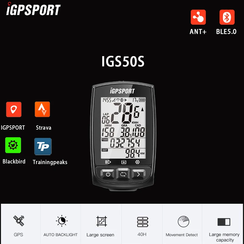 I GPS порт IGS50S GPS компьютер Велоспорт ANT + велосипедный беспроводной компьютер цифровой спидометр одометр подсветка
I GPS порт IGS50S GPS компьютер Велоспорт ANT + велосипедный беспроводной компьютер цифровой спидометр одометр подсветка