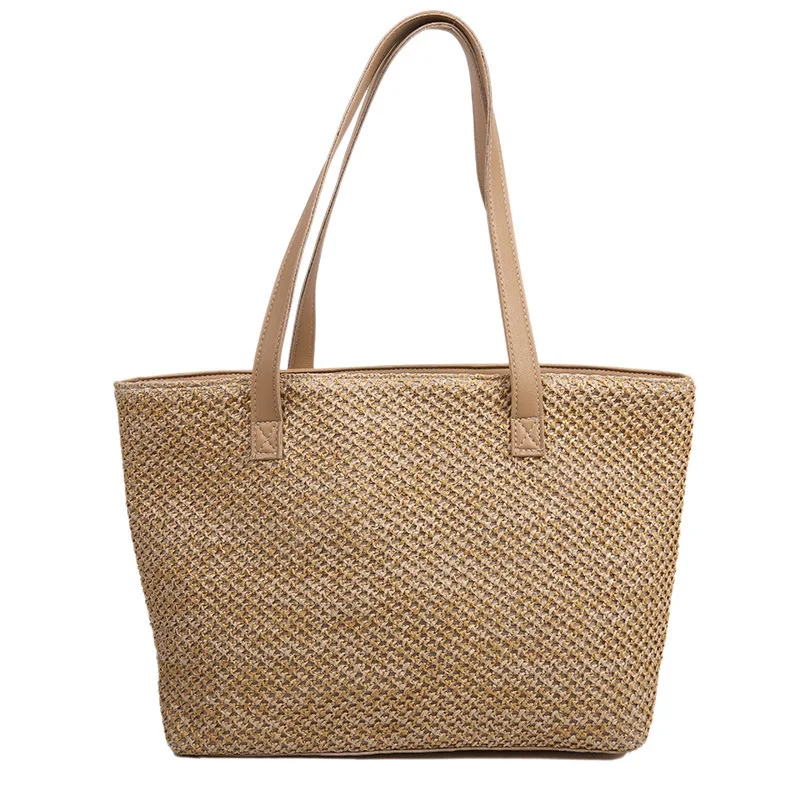 High Capacity Shoulder Tote Women's Bag 2022 Trend Female Fashion Straw Luxury Designer Beach Bags for Women Crossbody Handbag
High Capacity Shoulder Tote Women's Bag 2022 Trend Female Fashion Straw Luxury Designer Beach Bags for Women Crossbody Handbag