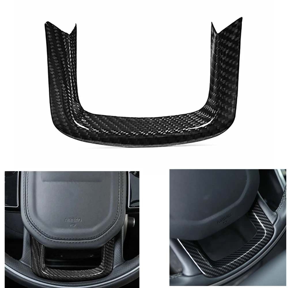 For Land Rover Range Rover Sport 2014-2020 U Style Steering Wheel Panel Cover Trim Real Carbon Fiber Car Interior Strip Sticker
For Land Rover Range Rover Sport 2014-2020 U Style Steering Wheel Panel Cover Trim Real Carbon Fiber Car Interior Strip Sticker