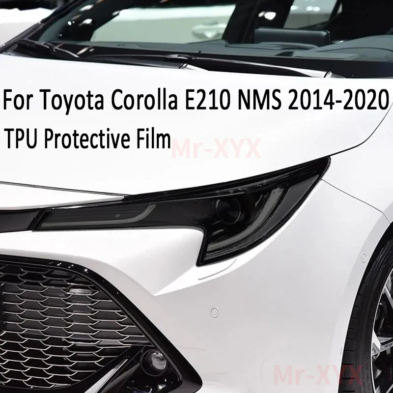 2Pcs Car Headlight Protection Tint Film Smoke Black Transparent TPU Sticker For Toyota Corolla E210 NMS 2014-2020 Accessories
2Pcs Car Headlight Protection Tint Film Smoke Black Transparent TPU Sticker For Toyota Corolla E210 NMS 2014-2020 Accessories