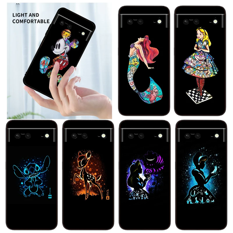 Minnie Mickey Mouse Princess Phone Case For Google Pixel 7 6 Pro 6A 5A 5 4 4A XL 5G Black Shell Soft TPU Cover Fundas Coque Capa
Minnie Mickey Mouse Princess Phone Case For Google Pixel 7 6 Pro 6A 5A 5 4 4A XL 5G Black Shell Soft TPU Cover Fundas Coque Capa