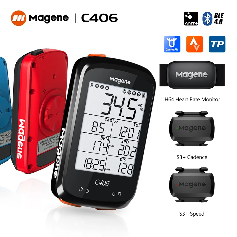 Magene C406 Bicycle Computer Wireless GPS Speedometer Bluetooth Cycle Accessories Waterproof Road Bike MTB Odometer
Magene C406 Bicycle Computer Wireless GPS Speedometer Bluetooth Cycle Accessories Waterproof Road Bike MTB Odometer