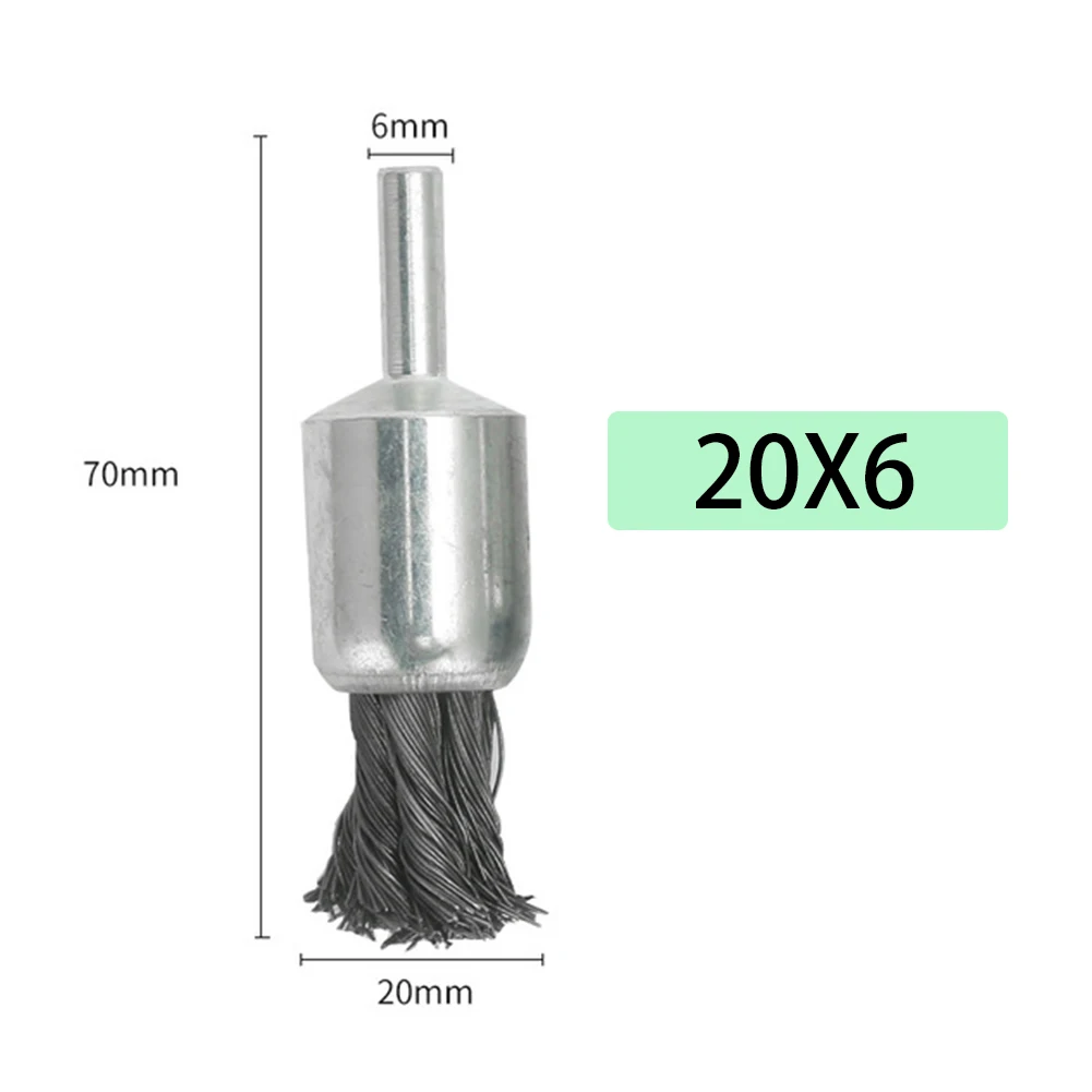 1PCS Rust Removal Polishing Tools Stainless Steel Wire Wheel Brushes 6mm Shank Polishing Brush Angle Grinder Gadget Rotary Tool
1PCS Rust Removal Polishing Tools Stainless Steel Wire Wheel Brushes 6mm Shank Polishing Brush Angle Grinder Gadget Rotary Tool