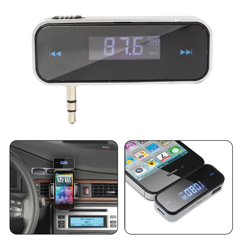 3.5mm FM Transmitter LCD Diaplay In-Car Music Audio Wireless Transmitter Car Electronics Accessories FM Transmitters USB Cable
3.5mm FM Transmitter LCD Diaplay In-Car Music Audio Wireless Transmitter Car Electronics Accessories FM Transmitters USB Cable