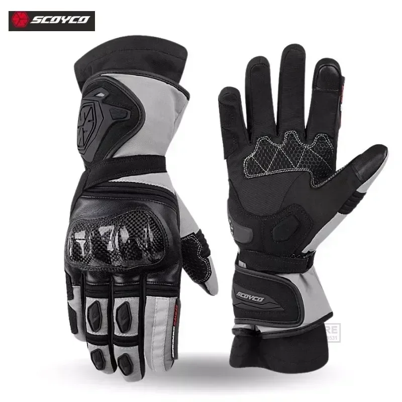 Scoyco Motorcycle Gloves Winter Waterproof Men Biker Warm Touch Screen Full Finger Carbon Fiber Knuckle Protection
Scoyco Motorcycle Gloves Winter Waterproof Men Biker Warm Touch Screen Full Finger Carbon Fiber Knuckle Protection