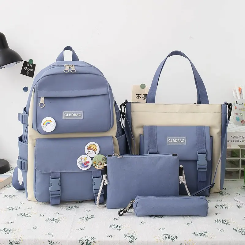 2022 Women Laptop Backpack 4 Pcs Set Harajuku Canvas School Bags for Teenage Girls Kawaii College Student Kids Book Bag Rucksack
2022 Women Laptop Backpack 4 Pcs Set Harajuku Canvas School Bags for Teenage Girls Kawaii College Student Kids Book Bag Rucksack