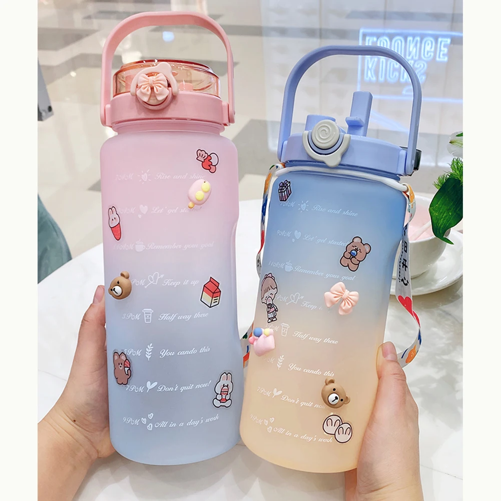 1500/2000mL Double Mouth Water Bottle With Bounce Cover Leakproof Cup Outdoor Sports Bottle Large Capacity Fitness Parts
1500/2000mL Double Mouth Water Bottle With Bounce Cover Leakproof Cup Outdoor Sports Bottle Large Capacity Fitness Parts