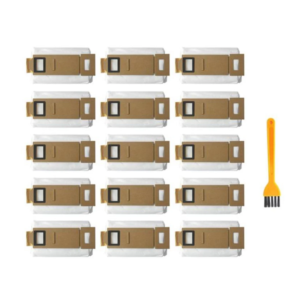 15 PACK Vacuum Bag with Brush for Roborock S7 Dust Bag Replacement for Xiaomi Roborock S7 T7S T7S Plus Vacuum Cleaner
15 PACK Vacuum Bag with Brush for Roborock S7 Dust Bag Replacement for Xiaomi Roborock S7 T7S T7S Plus Vacuum Cleaner