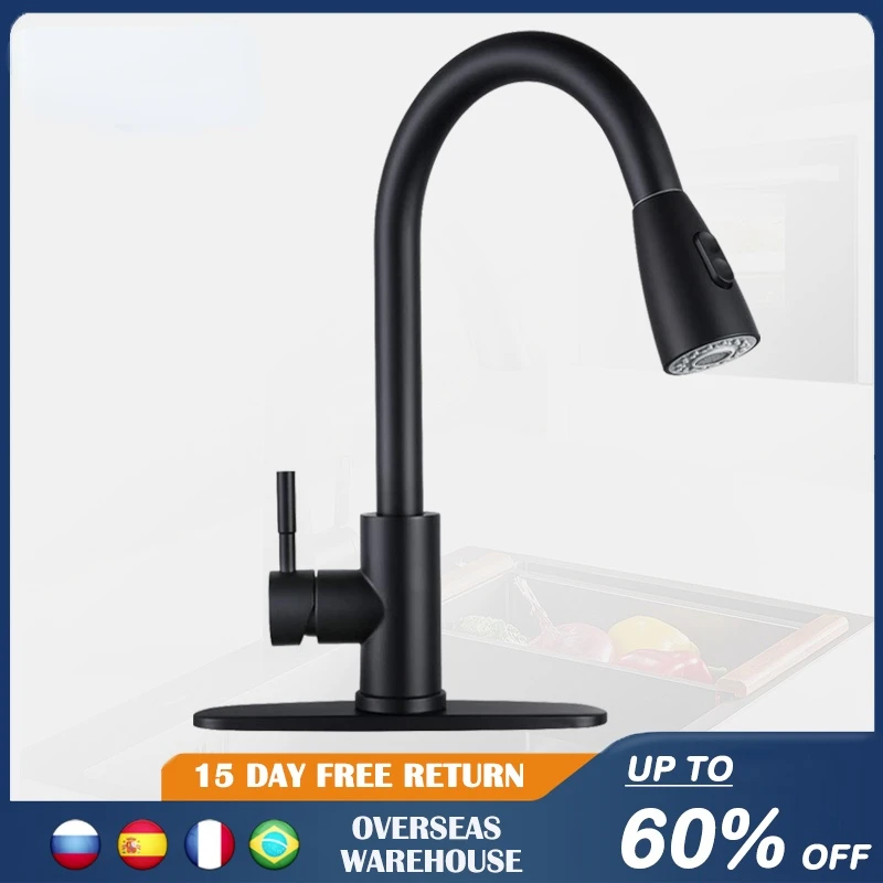 Kitchen Faucets Silver Single Handle Pull Out Kitchen Tap Single Hole Handle Swivel 360 Degree Water Mixer Tap Taps
Kitchen Faucets Silver Single Handle Pull Out Kitchen Tap Single Hole Handle Swivel 360 Degree Water Mixer Tap Taps