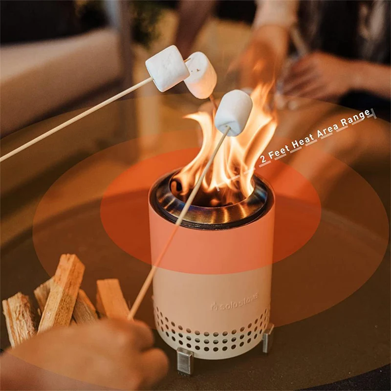 Stainless Steel Tabletop Fire Pit With Stand/Low Smoke Outdoor Mini Fire For Urban & Suburbs/Fueled By Pellets Or Wood
Stainless Steel Tabletop Fire Pit With Stand/Low Smoke Outdoor Mini Fire For Urban & Suburbs/Fueled By Pellets Or Wood