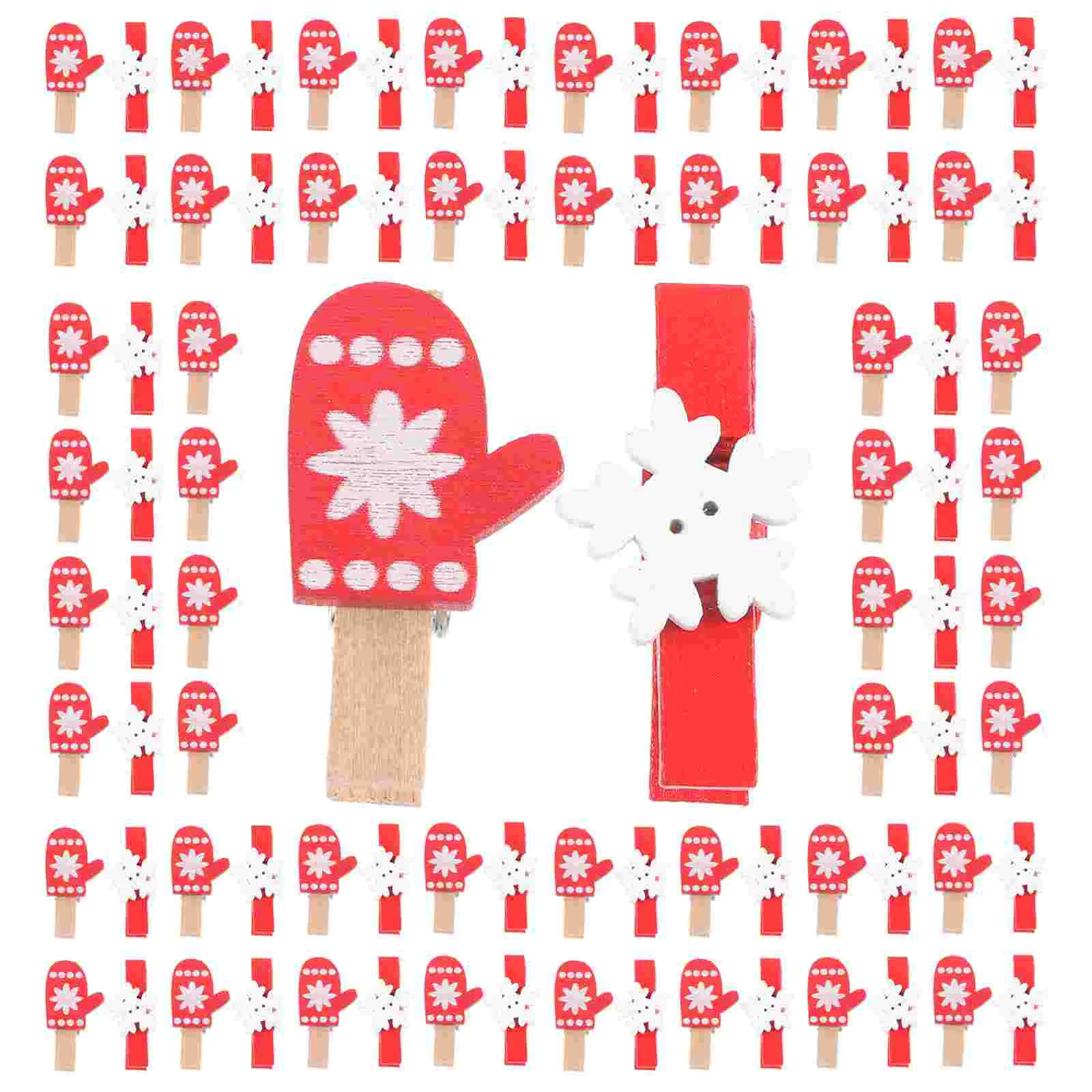 100 Pcs Xmas Photo Clips Cartoon Memo Gloves Colored Clothespins Wooden Holder Decor
100 Pcs Xmas Photo Clips Cartoon Memo Gloves Colored Clothespins Wooden Holder Decor