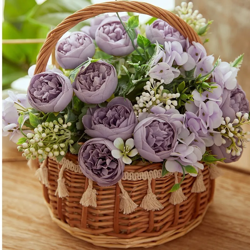 1pc Silk Peony Flower Bouquet Bridal Wedding Mariage Decoration Fake Flores Artificiales Home Decor Fleurs Artificielles
1pc Silk Peony Flower Bouquet Bridal Wedding Mariage Decoration Fake Flores Artificiales Home Decor Fleurs Artificielles