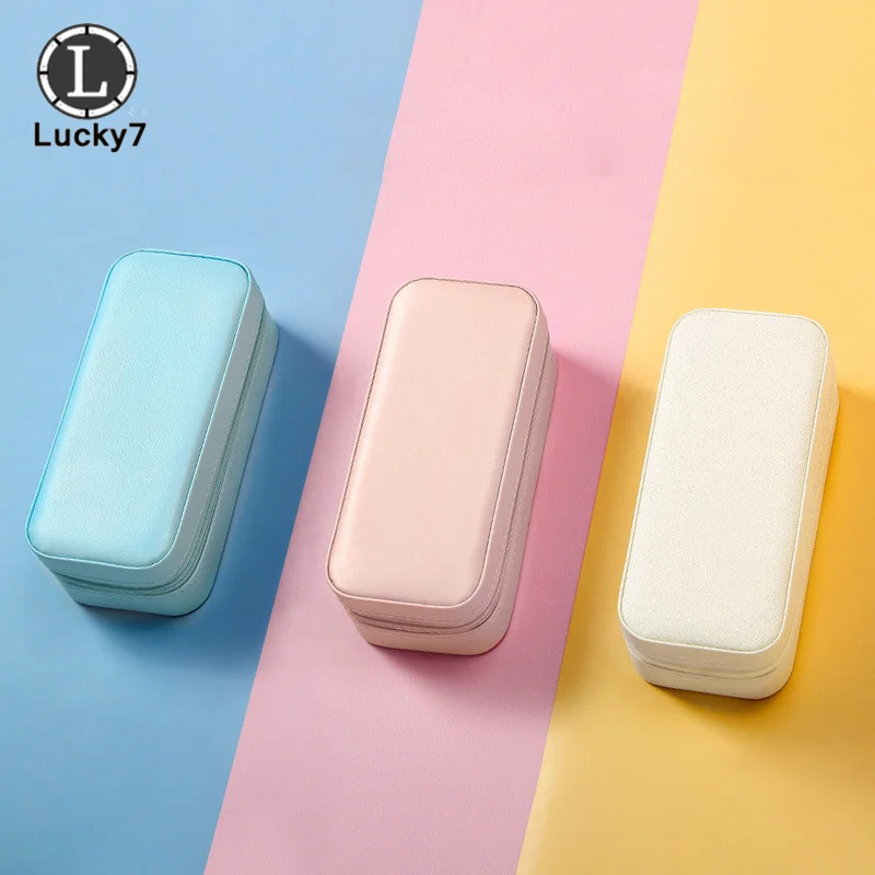 Mini Rectangle PU Leather Convenient Storage Box Double Layer Necklace Ring Earrings Jewelry Box and Packing Jewlery Organizer
Mini Rectangle PU Leather Convenient Storage Box Double Layer Necklace Ring Earrings Jewelry Box and Packing Jewlery Organizer