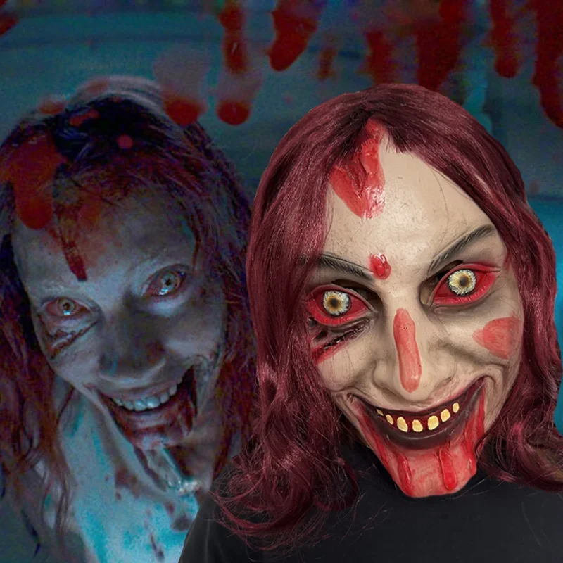 2023 New Type Movie Evil Dead Rise Mask Cosplay Rave Horror Killer Latex Full Face Creepy Masks Masquerade Halloween Party Props
2023 New Type Movie Evil Dead Rise Mask Cosplay Rave Horror Killer Latex Full Face Creepy Masks Masquerade Halloween Party Props