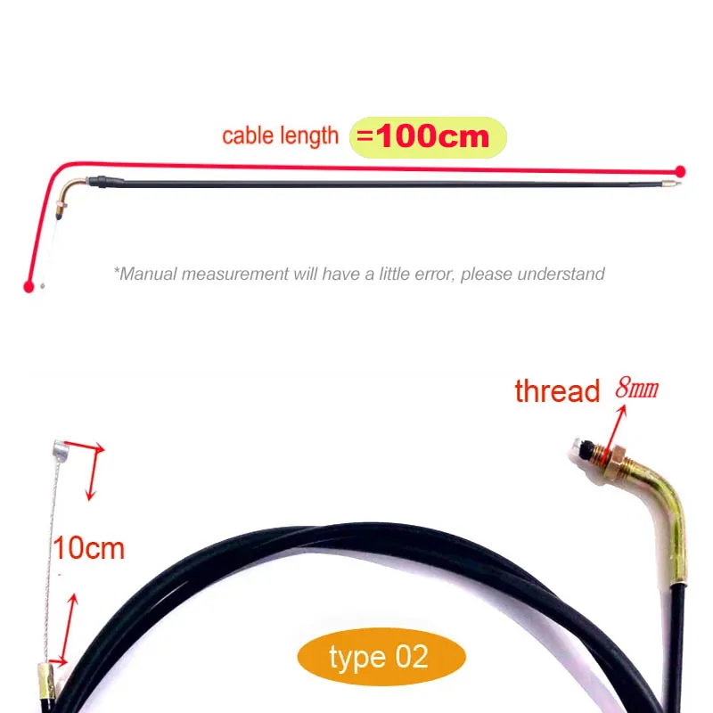 Новый трос дроссельной заслонки, линия акселератора для 50cc 70cc 90cc 110cc 125cc 150cc 200cc мотоцикла Dirt Pit Bike ATV
Новый трос дроссельной заслонки, линия акселератора для 50cc 70cc 90cc 110cc 125cc 150cc 200cc мотоцикла Dirt Pit Bike ATV