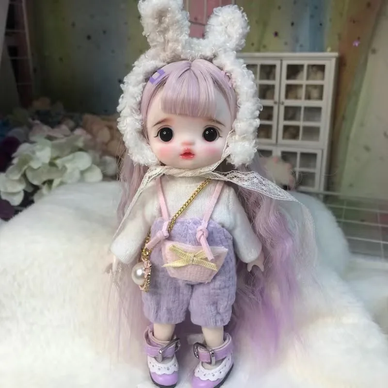 Dkemore Cute 17cm Handmade BJD Dolls Makeup Face Babyborn Doll Fashion Wig Clothes Accessories Jointed Body Doll for Girls 2022
Dkemore Cute 17cm Handmade BJD Dolls Makeup Face Babyborn Doll Fashion Wig Clothes Accessories Jointed Body Doll for Girls 2022
