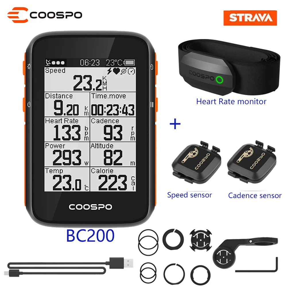 Wireless Bicycle Computer GPS Bike Speedometer Cycling Odometer 2.6in Bluetooth5.0 ANT+ APP GPS Wireless Bicycle Odometer
Wireless Bicycle Computer GPS Bike Speedometer Cycling Odometer 2.6in Bluetooth5.0 ANT+ APP GPS Wireless Bicycle Odometer